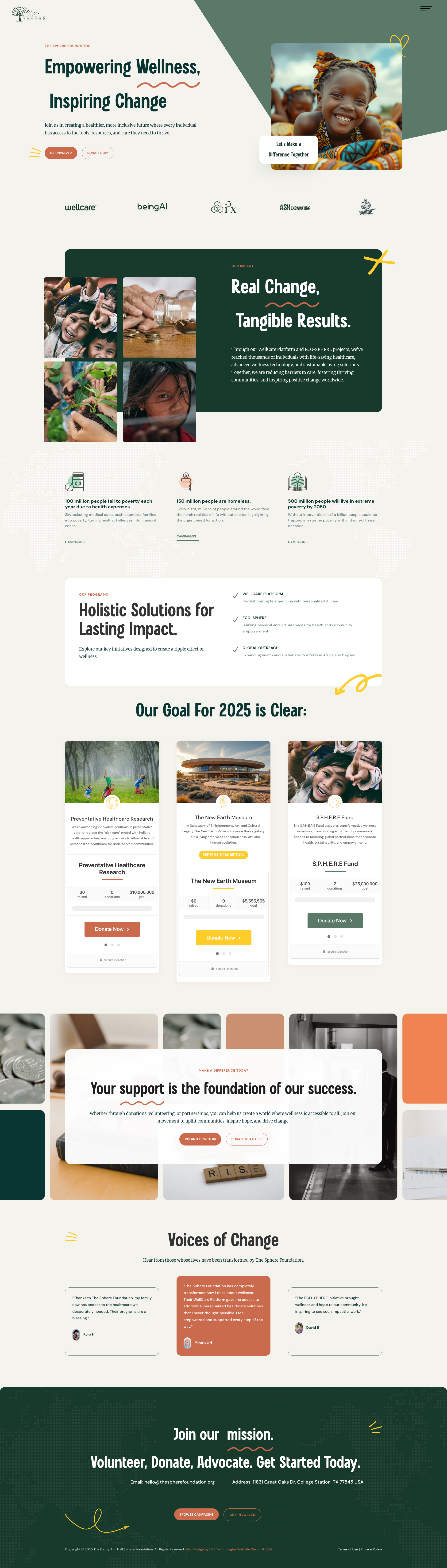 Charity foundation empowering wellness and inspiring change.