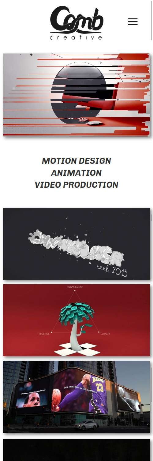 Comb Creative Website Client