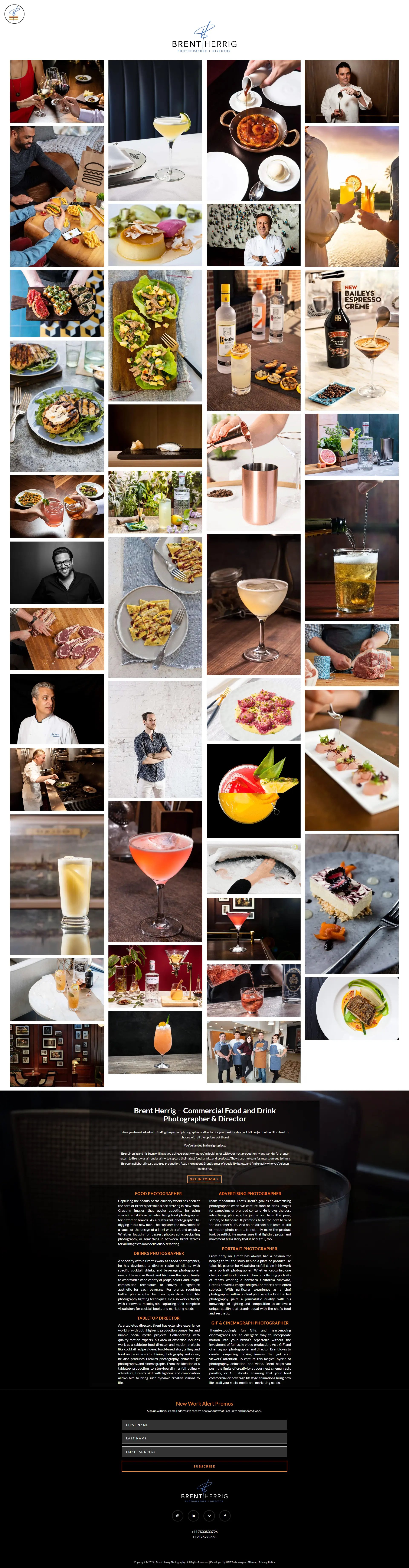 Diverse food and drink photography portfolio.