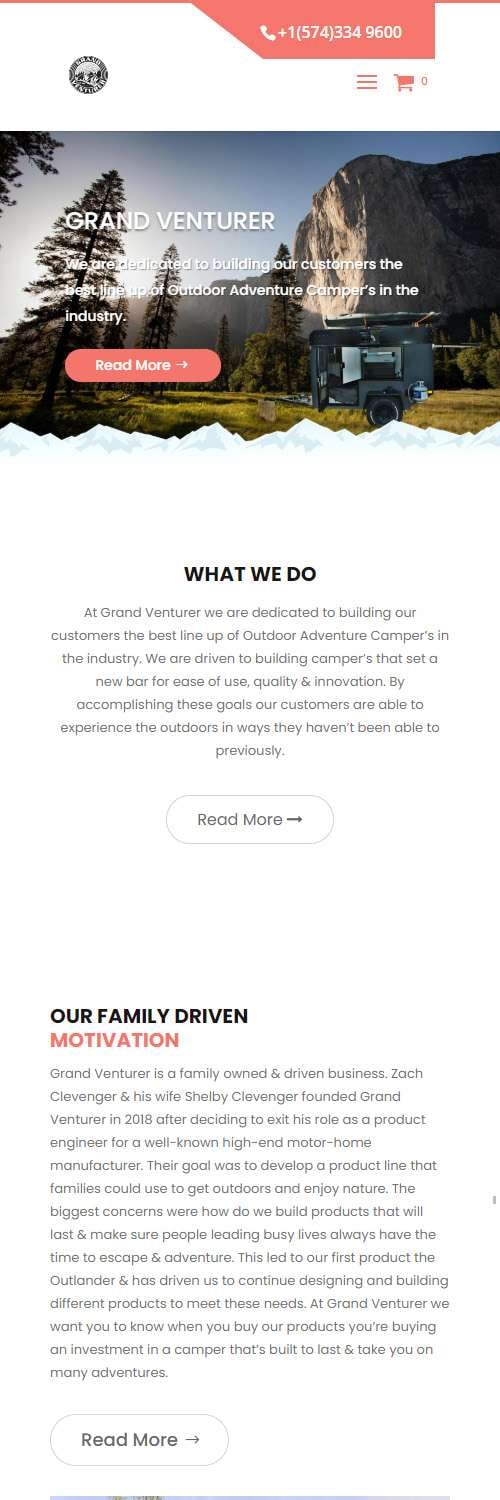 Grand Venturer Website Client