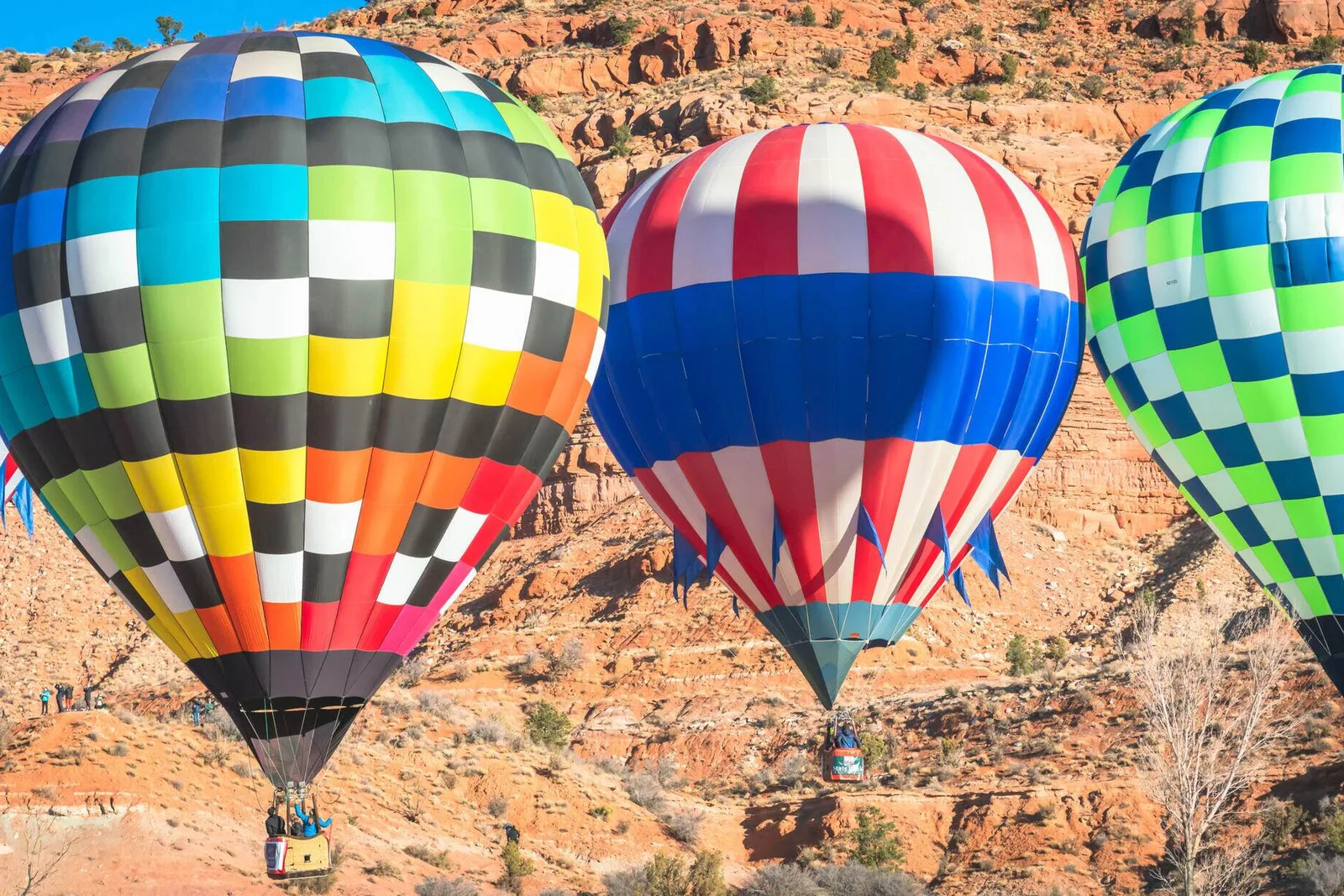 A photo from the Confetti Hot Air Balloons website