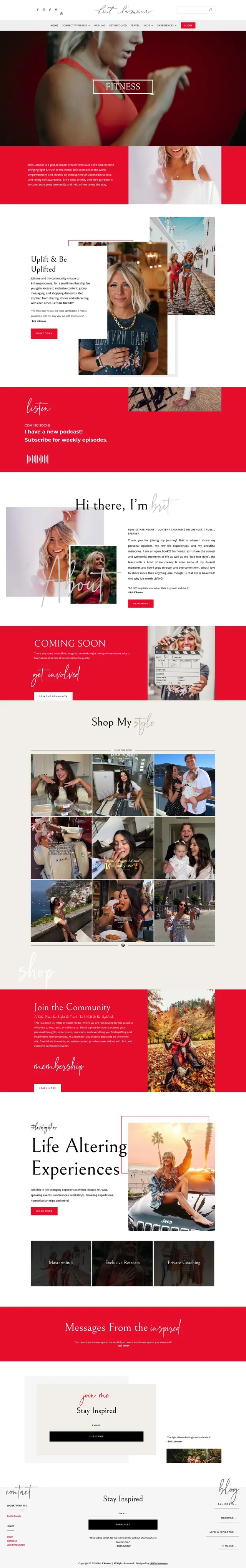 Brit L'Amour website