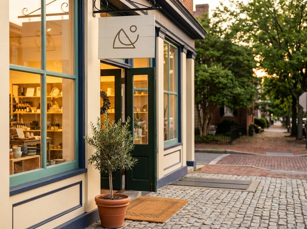 Local storefront with clear business signage and entrance